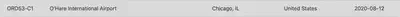 Screenshot of Chicago CloudFront Edge Cache details