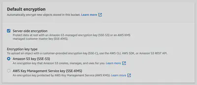 AWS S3 Bucket Encryption