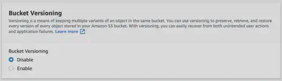 AWS S3 Versioning